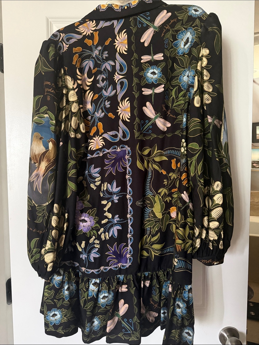 FARM Rio Black Winter Garden Mini Dress - Picture 5 of 9